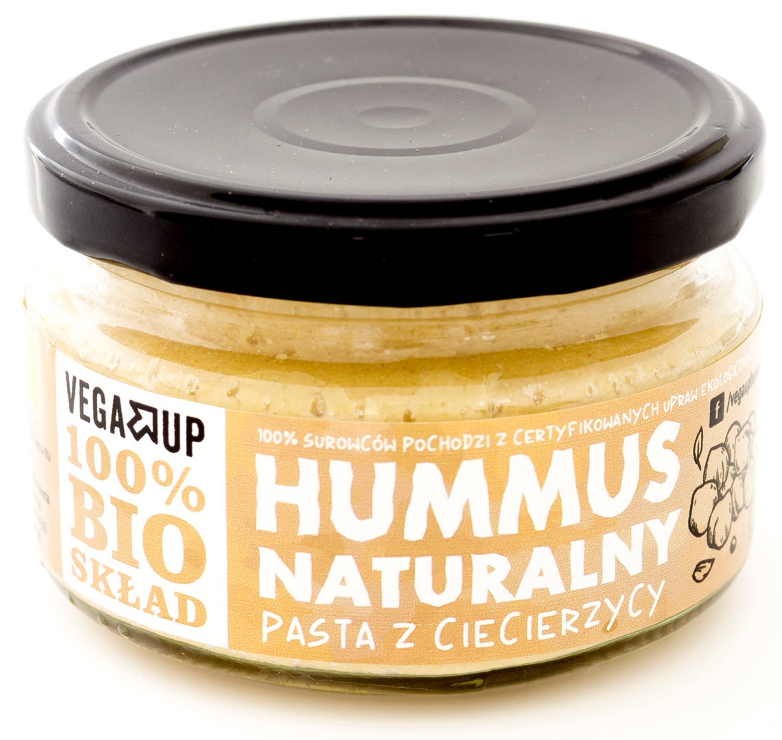 Hummus naturalny bio 190 g - vega up