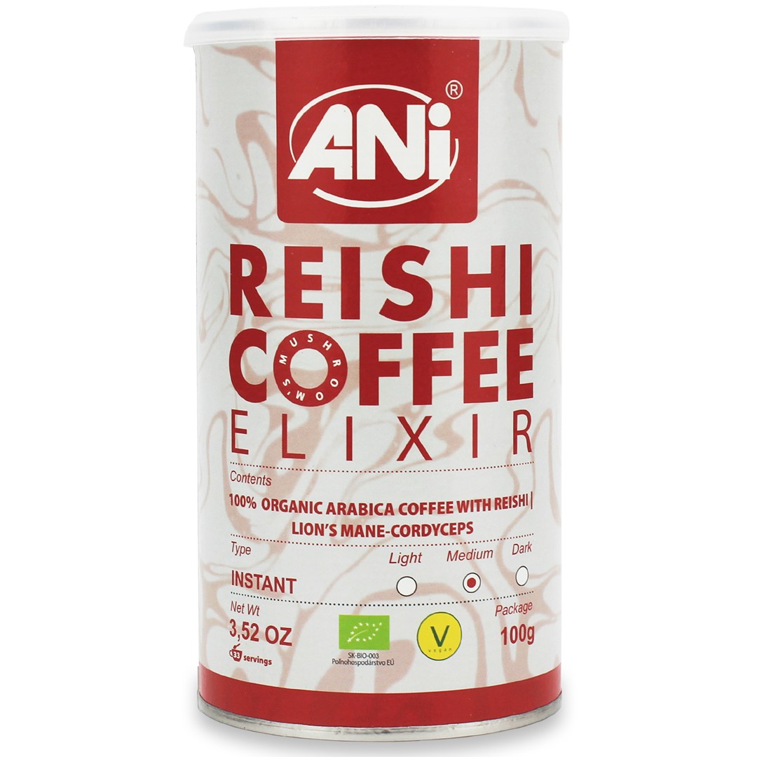 Kawa rozpuszczalna ""reishi elixir"" bio 100 g - ani