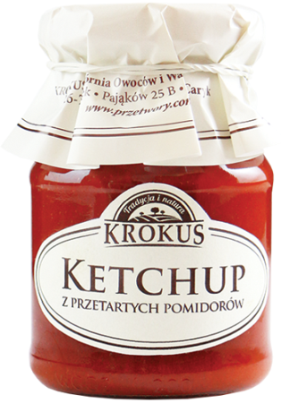 Ketchup bezglutenowy 180 g - krokus