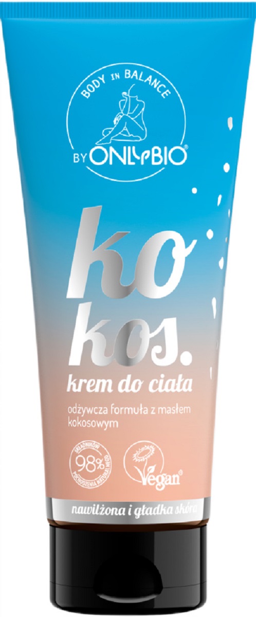 Krem do ciała kokos 200 ml - only bio (body in balance)