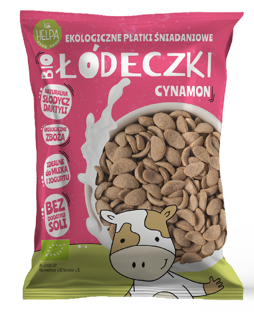 Łódeczki jaglano - owsiane z cynamonem bez dodatku cukrów bio 260 g - helpa