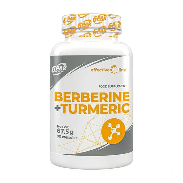 6PAK EL Berberine + Turmeric 90 kapsułek