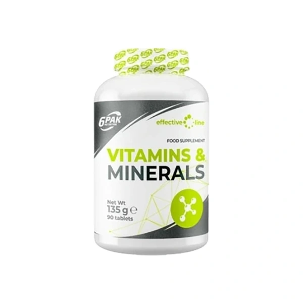 6PAK EL Witaminy i minerały 90 tabletek