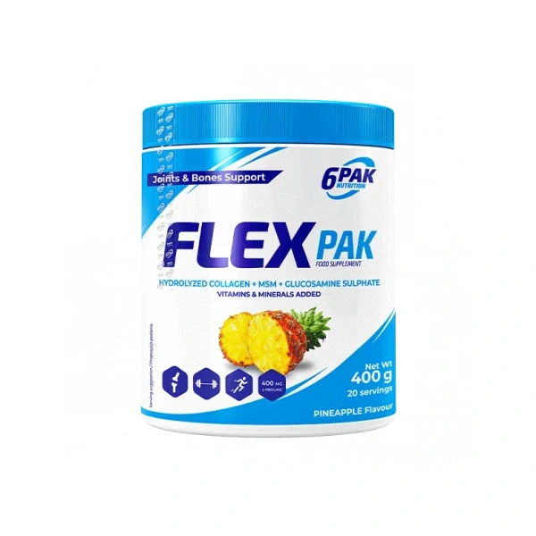 6PAK Flex Pak 400g o smaku ananasowym