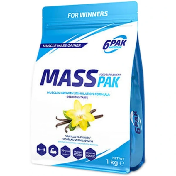 6PAK Mass PAK 1 kg o smaku waniliowym