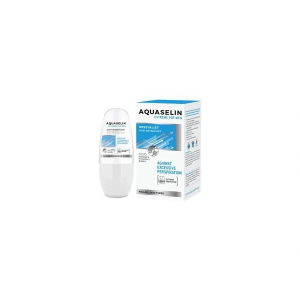 AQUASELIN Extreme Men Specjalistyczny antyperspirant roll-on przeciw nadmiernej potliwości (50 ml)