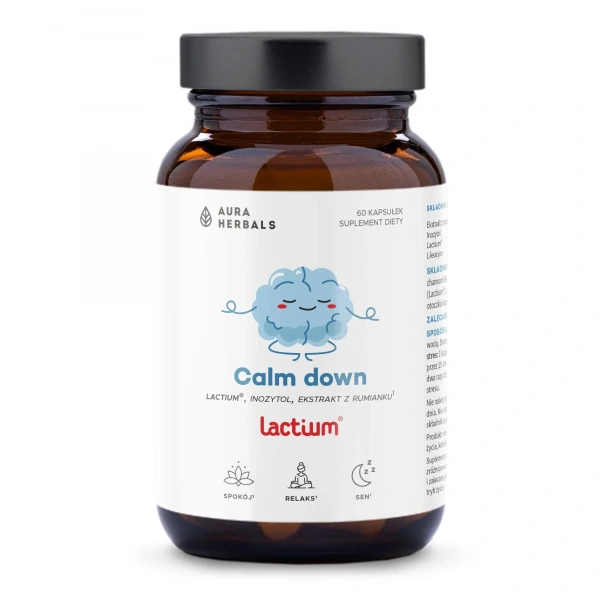 Aura Herbals Calm down Lactium® 60 kapsułek