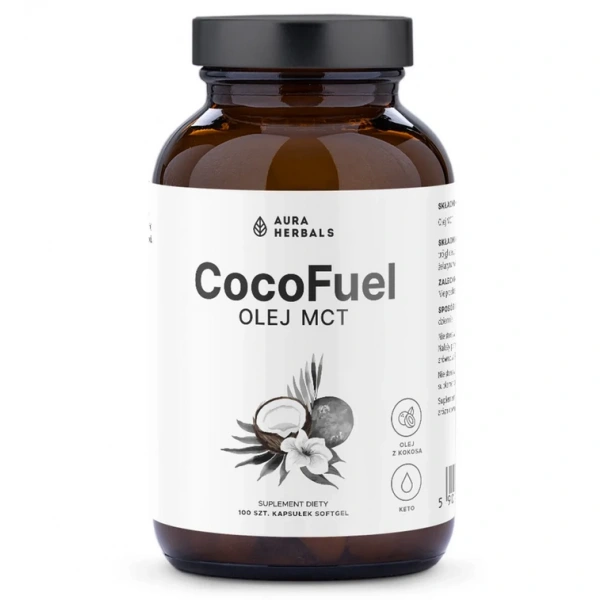 AURA HERBALS CocoFuel - Olej MCT 1000 mg (100 kaps.)