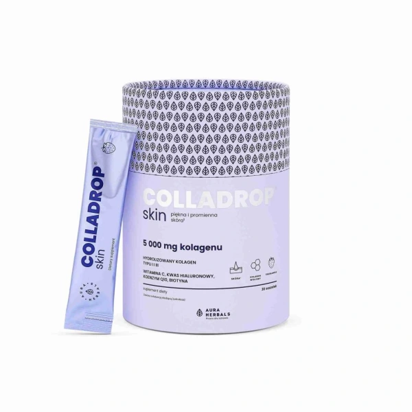 Aura Herbals Colladrop Skin kolagen 5000 mg saszetki 30 sztuk