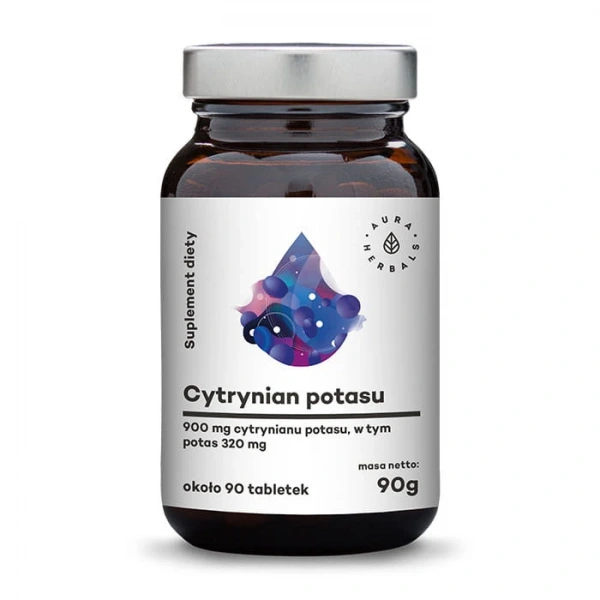 AURA HERBALS Cytrynian Potasu (90 tabl.)