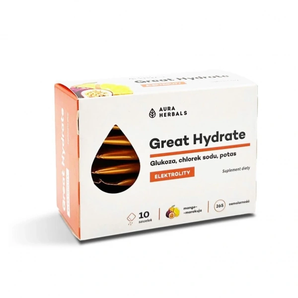 Aura Herbals Great Hydrate 10 saszetek o smaku mango-marakuja