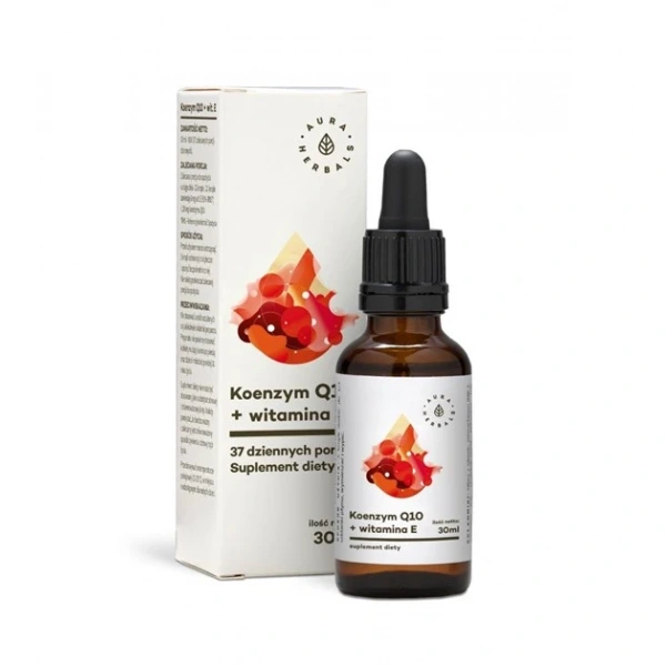 Aura Herbals Koenzym Q10 + Witamina E 30 ml w kroplach