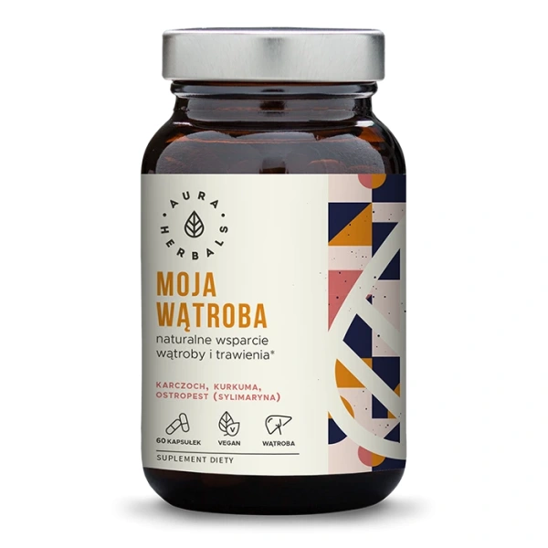 Aura Herbals Moja Wątroba (karczoch, ostropest, kurkuma) 60 kapsułek