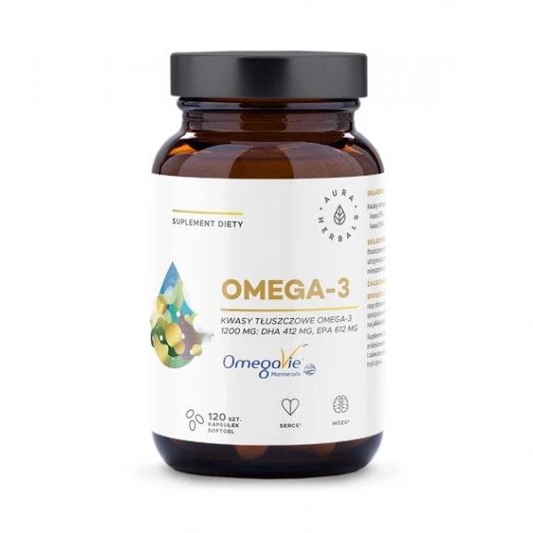 Aura Herbals Omega-3 1200 mg 120 kapsułek