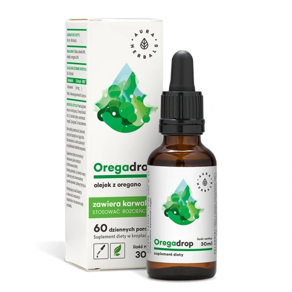 Aura Herbals Oregadrop Olejek z Oregano 30 ml w kroplach