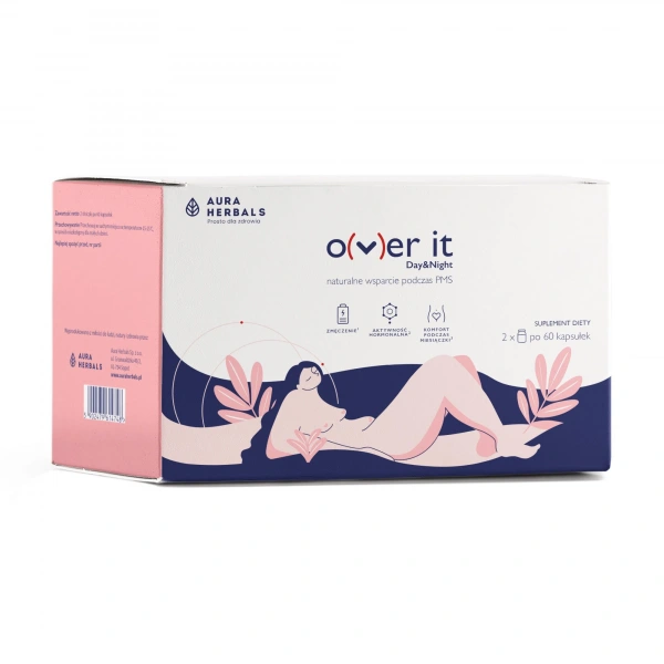 Aura Herbals O(v)er it Day & Night 2 x 60 kapsułek