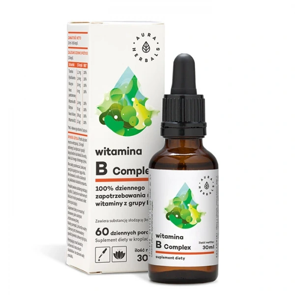 Aura Herbals Witamina B Complex 30ml w kroplach