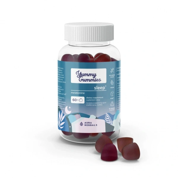 Aura Herbals Yummy Gummies Sleep 60 żelek