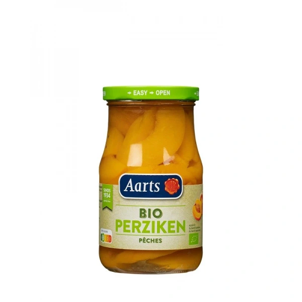 Aarts brzoskwinie plastry w lekkim syropie bio 350 g (190 g) (słoik)