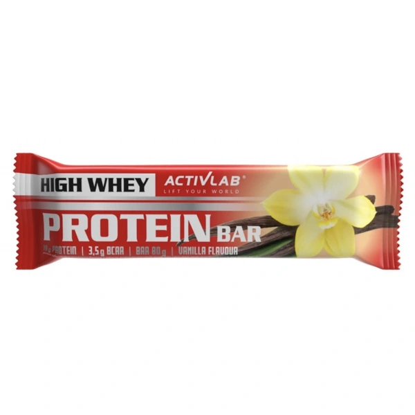 ActivLab High Whey Protein Bar o smaku waniliowym w polewie jogurtowej 80 g