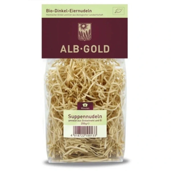 Alb Gold Makaron (Orkiszowy Jajeczny) Nitki BIO 250 g