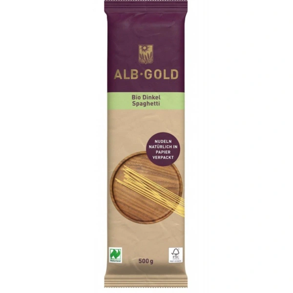 Alb Gold Makaron (Orkiszowy) Spaghetti BIO 500 g