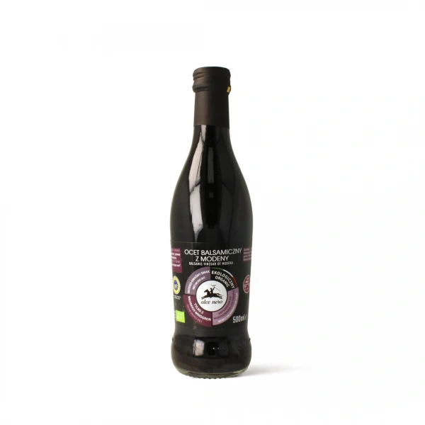 Alce nero ocet balsamiczny z modeny filtrowany bio 500 ml