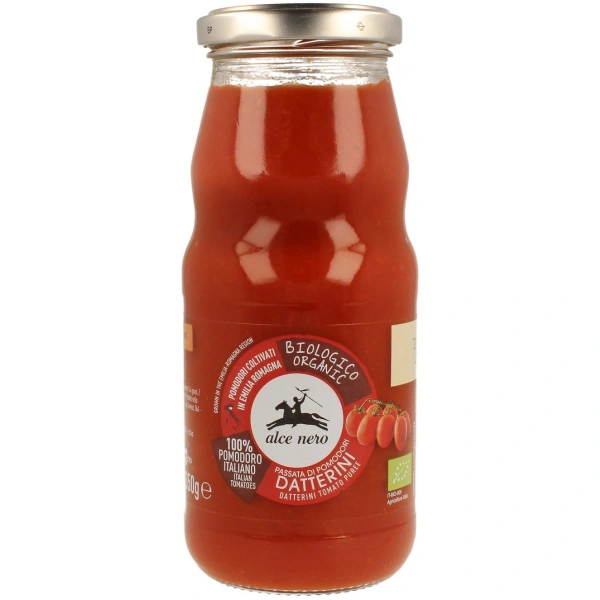 Alce nero sos pomidorowy passata (z pomidorów daktylowych) bio 350 g