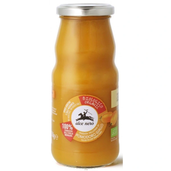 Alce nero sos pomidorowy passata (z pomidorów żółtych) bio 350 g