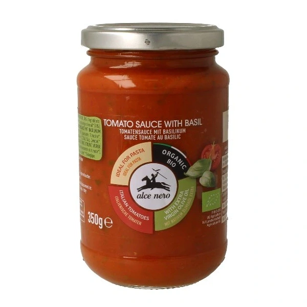 Alce nero sos pomidorowy z bazylią bio 350 g
