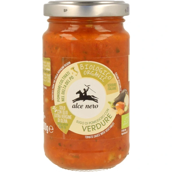 Alce nero sos pomidorowy z warzywami (verdure) bio 350 g