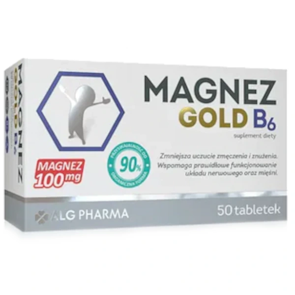 Alg Pharma Magnez Gold B6 50 tabletek