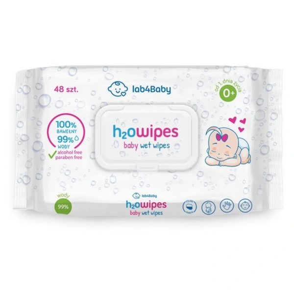 Alg Pharma h2o Baby wet wipes 48 sztuk