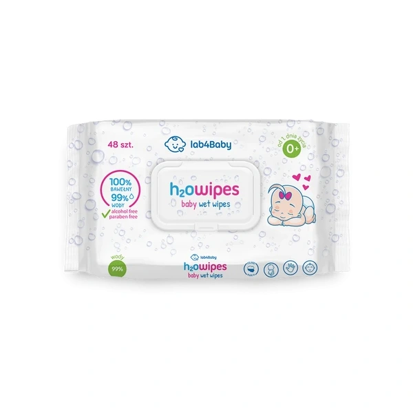 Alg Pharma h2o baby wet wipes 60 sztuk