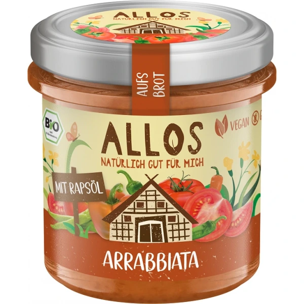 Allos pasta kremowa arrabbiata bezglutenowa bio 140 g