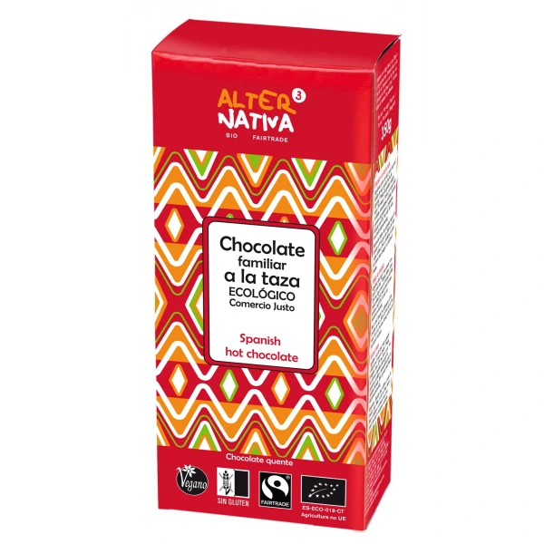 Alternativa czekolada do picia na gorąco fair trade bezglutenowa bio 350 g