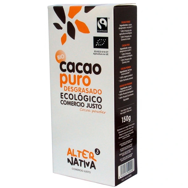 Alternativa kakao w proszku fair trade bezglutenowe bio 150 g