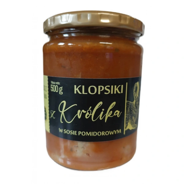 Amciu klopsiki z królika w sosie pomidorowym 500 g
