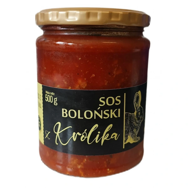 Amciu sos boloński z królika bezglutenowy 500 g