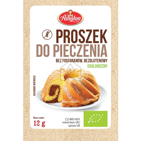 Amylon Proszek Do Pieczenia Bezglutenowy BIO 12 g