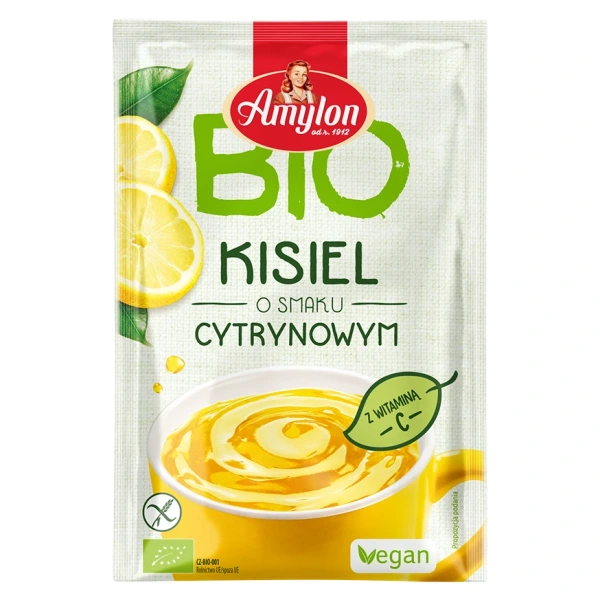 Amylon kisiel instant o smaku cytrynowym bezglutenowy bio 30 g