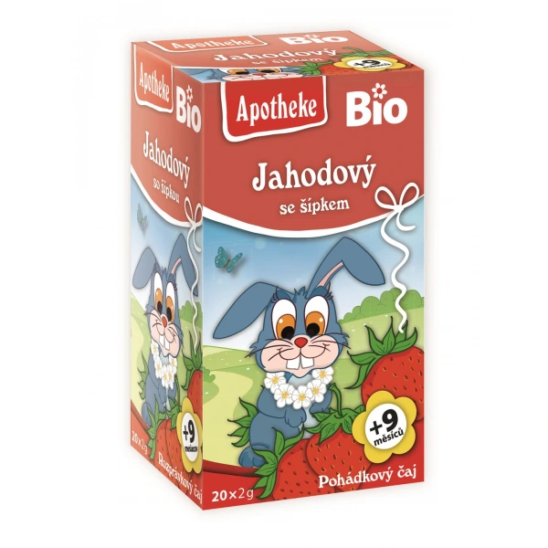 Apotheke herbatka dla dzieci  dzika róża, truskawka po 9 miesiącu bio (20 x 2 g) 40 g