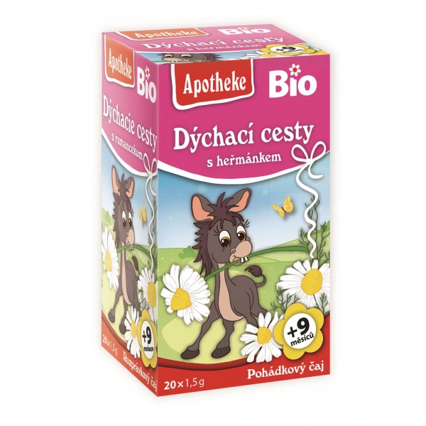 Apotheke herbatka dla dzieci  na drogi oddechowe po 9 miesiącu bio (20 x 1,5 g) 30 g