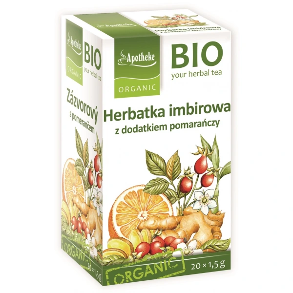 Apotheke herbatka imbir  pomarańcza bio (20 x 1,5 g) 30 g