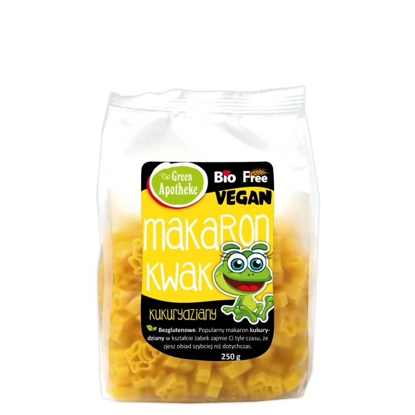 Apotheke makaron (kukurydziany) dla dzieci żabki bezglutenowy bio 250 g