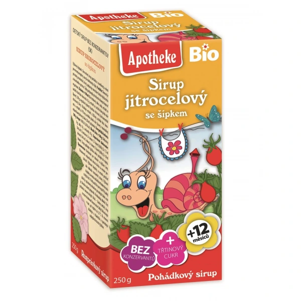 Apotheke syrop dla dzieci z babki lancetowatej i dzikiej róży po 1 roku życia bio 250 g