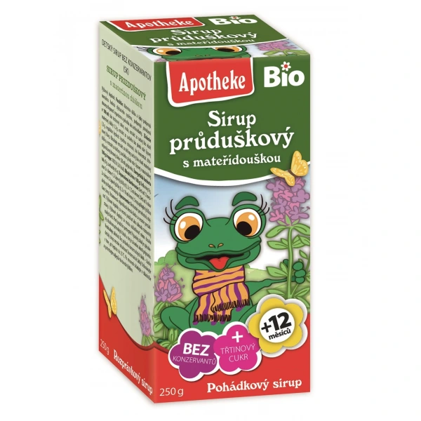 Apotheke syrop dla dzieci z tymianku i dzikiej róży po 1 roku bio 250 g