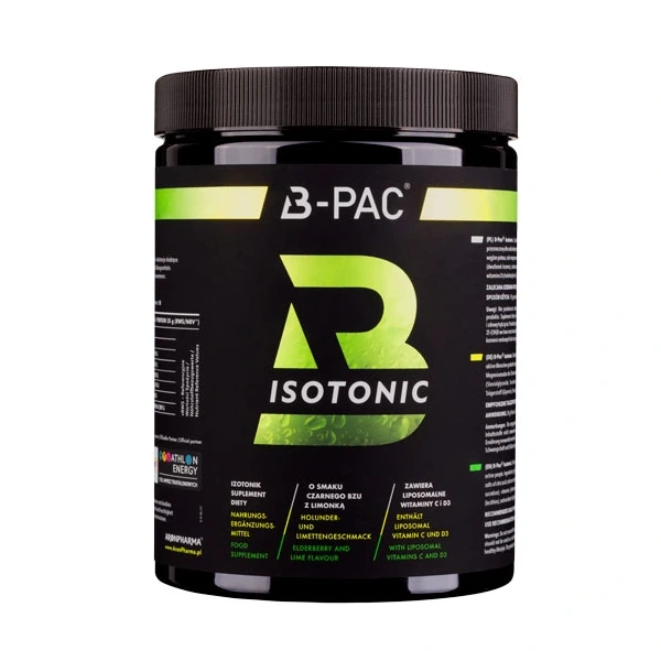 Aronpharma B-PAC ® Izotonik o smaku czarnego bzu i limonki 350 g