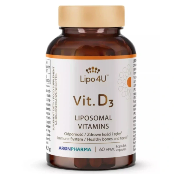 Aronpharma Lipo 4U Vit. D3 Liposomalna Witamina D3 60 kapsułek