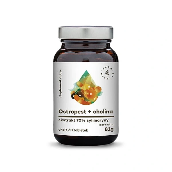 Aura Herbals Ostropest plamisty + Cholina (60 tabl.)